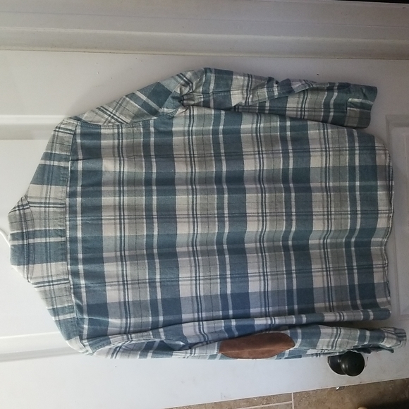 J. Crew - Button down shirt, Size - L, Color - Blue W/checkered pattern - Picture 3 of 8